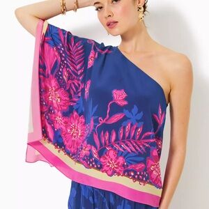Lilly Pulitzer Schaffer Silk Top
